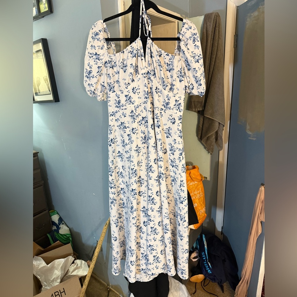 Floral Off-Shoulder Dress